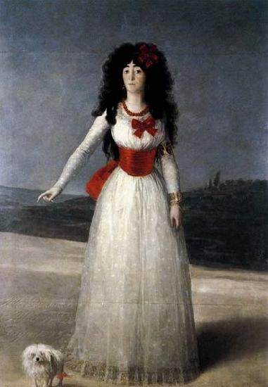 Francisco de goya y Lucientes The Duchess of Alba oil painting picture
